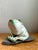 Contemporary Vintage Ceramic Frog Sculpture on Stone Base For Sale - Image 3 of 14