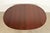 1960s Baker Furniture Style Regency Mahogany Double Pedestal Extension Dining Table, Newly Refinished For Sale - Image 5 of 14