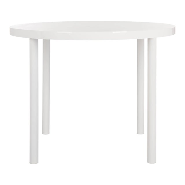 40'' Round Dining Table in White For Sale