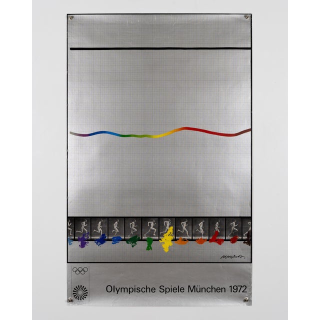 Munich 1972 Olympic Games Olympic Poster by Shusaku Arakawa For Sale - Image 3 of 9