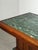 Art Deco Dining Table with Green Marble Top For Sale - Image 4 of 7