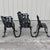 Elevate your garden, patio, or conservatory with this striking 3-piece vintage Victorian Revival outdoor seating set....
