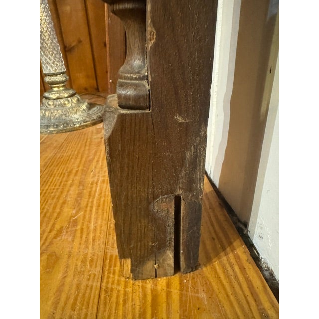 Late 19th Century 19th Century Oak Mantel With Ornate Carvings For Sale - Image 5 of 18