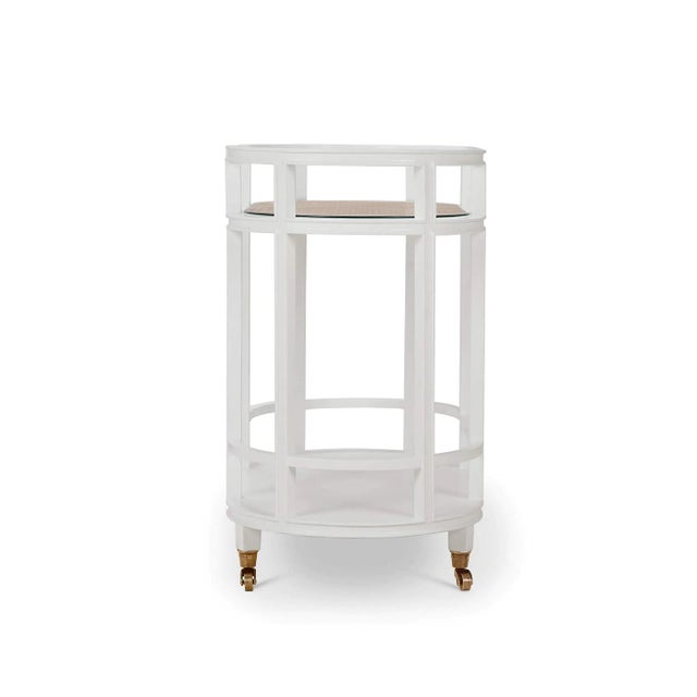 The cart brings a relaxed, elegant look with its open design and crisp true white painted finish. Made from mahogany, its...