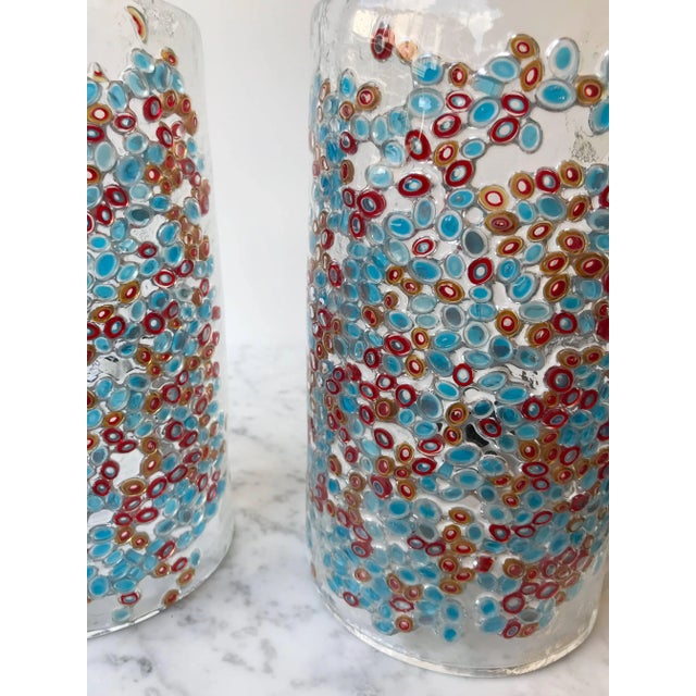 Lamps Art Glass by Barbini Murano, Italy, 1980s - a Pair For Sale - Image 6 of 12
