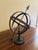 French Country Late 20th Century Black Iron Armillary Globe Sculpture – Traditional Landscape & Garden Decor For Sale - Image 3 of 10