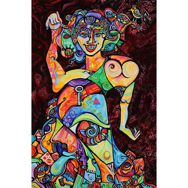 Alexander Arshansky, "Now Beautiful" Abstract/Cubist Piece For Sale