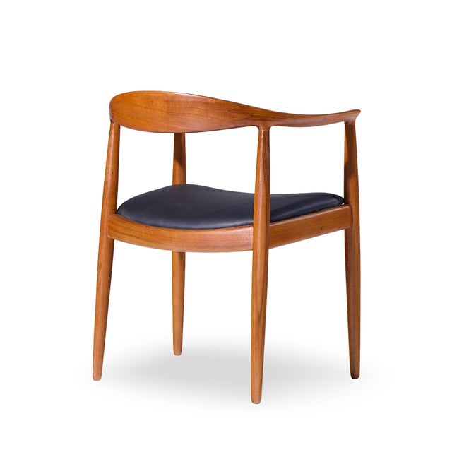 Hans Wegner for Johannes Hansen Mid Century Danish Teak the Chair - Pair For Sale - Image 10 of 12