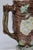 Antique English Majolica Rustic Floral Tree Bark Pitcher, Attributed to Shorter & Boulton For Sale - Image 9 of 18