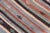Vintage Turkish Kilim in Multi Colors and Geometric Tribal Motifs For Sale - Image 10 of 10