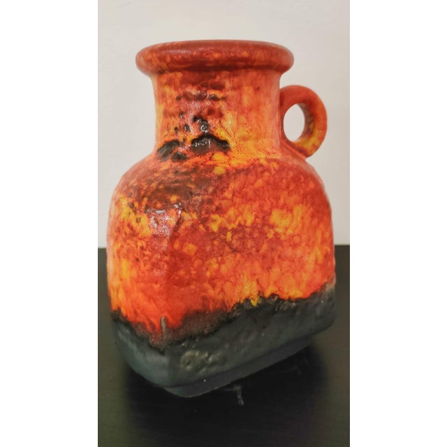 1960s Fat Lava Vase from Carstens Tönnieshof, West Germany For Sale - Image 5 of 8