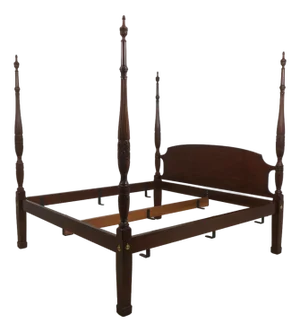Henkel Harris King Size Mahogany Poster Bed