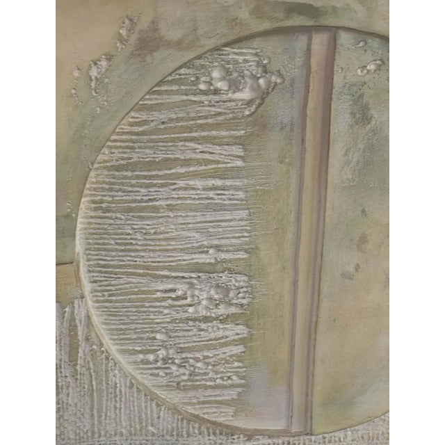 Nice architectural lamp signed Casual lamps 1988. Included is the original linen look shade. Lamp is functional. The lamp...