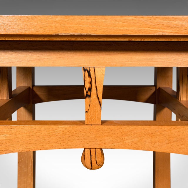 Wood 2000's Contemporary Jardiniere Stand For Sale - Image 7 of 8