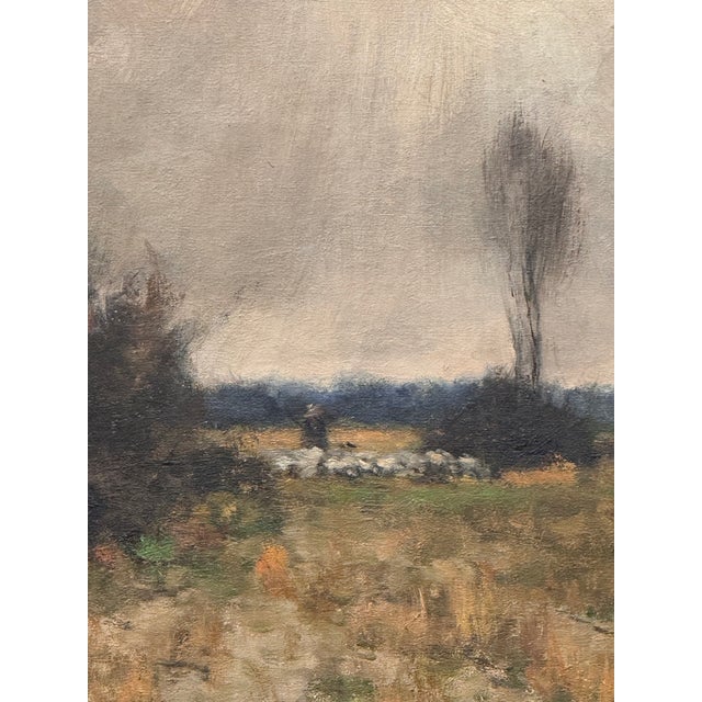 19th Century Belgian Flemish Oil on Canvas For Sale - Image 13 of 14