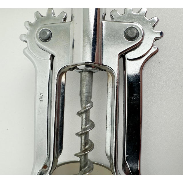 1970s Italy Brass Corkscrew Bottle Opener For Sale In Sacramento - Image 6 of 7