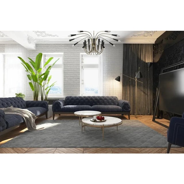 Metal Sinatra Floor Lamp by DelightFULL For Sale - Image 7 of 8