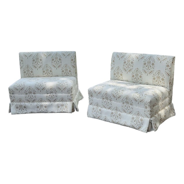 Pair of Vintage Banquets, Recovered For Sale