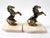 Metal Pair of French Art Deco Rearing Horse Bookends, Signed Tedd, C. 1930 For Sale - Image 7 of 18