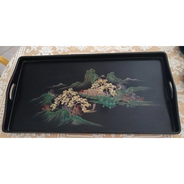 Vintage Far East Lacquer Set For Sale - Image 12 of 13