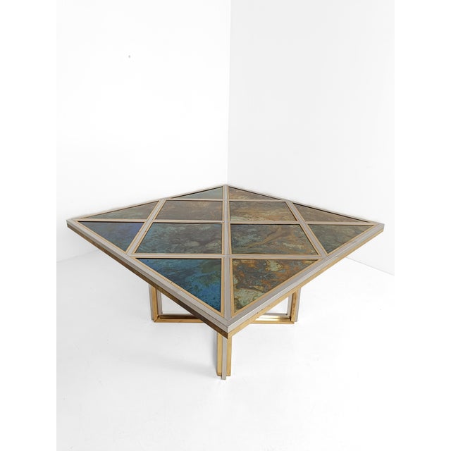 Dining Table in Acrylic Glass, Brass & Chromed Metal by Romeo Rega, Italy, 1970s For Sale - Image 16 of 16