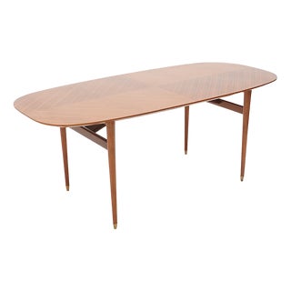 Table with Herringbone Veneer Top, 1950s For Sale