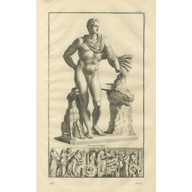 Bernard de Montfaucon, Meleager and the Calydonian Boar, 1721, Engraving on Paper For Sale - Image 9 of 9