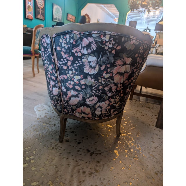 Textile 1940s Vintage French Chaise For Sale - Image 7 of 12