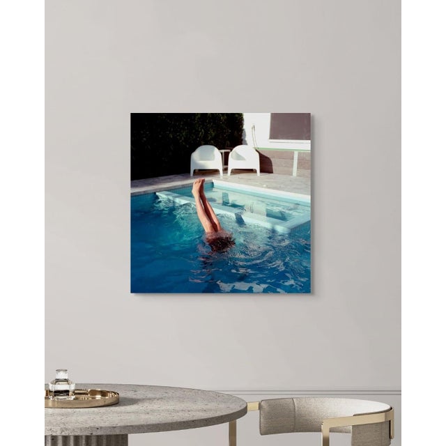 Contemporary No Running on the Pool Deck — Limited Edition Metal Print, Edition of 5 For Sale - Image 3 of 4