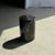 Small Side Table in Black Petrified Wood with Striates and Beige Lower Side For Sale - Image 13 of 18