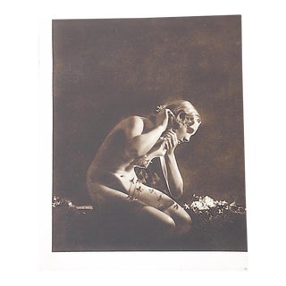 Vintage Mid Century Nude Photogravure For Sale