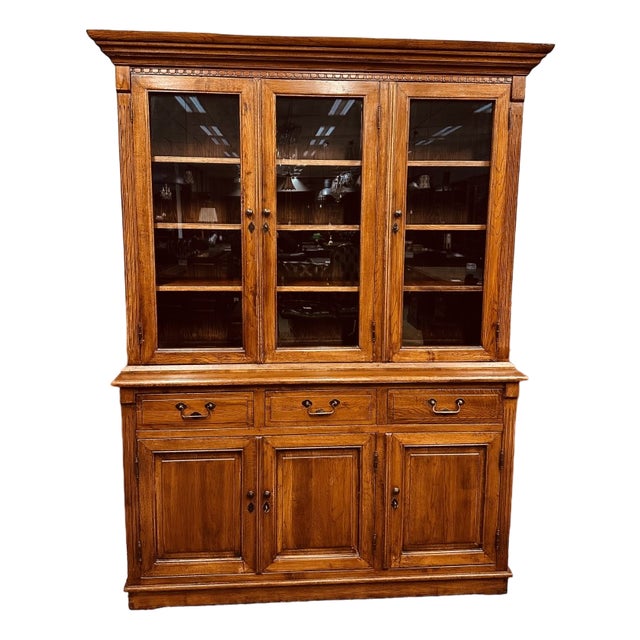 Vintage English Rustic Cabinet For Sale