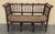 20th Century Catalan Bench in Solid Walnut with Caned Seat, Three Seats For Sale - Image 18 of 18