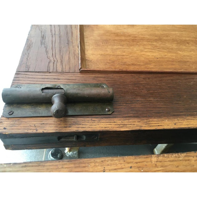 Antique Oak Wardrobe Door For Sale - Image 15 of 18