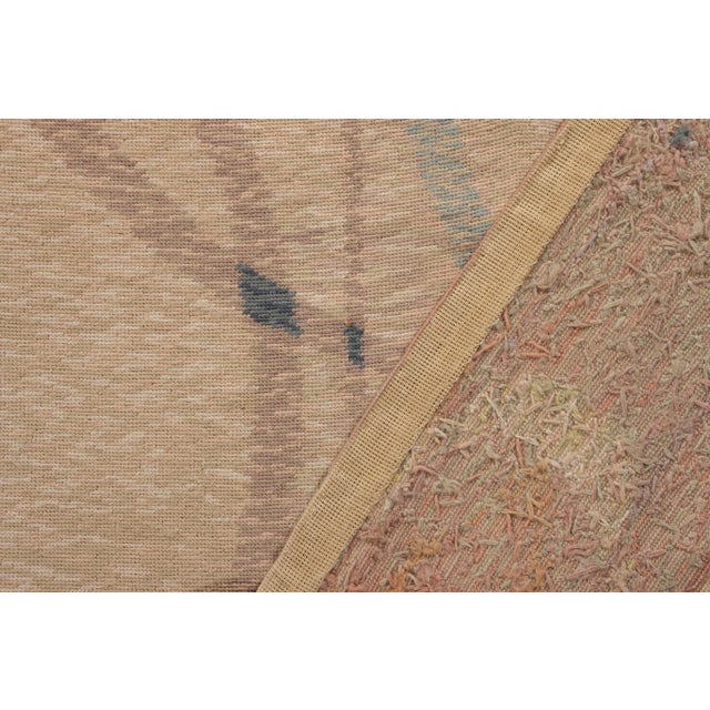 Vintage Van Campen Style Needlepoint in Polychromatic Patterns by Rug & Kilim For Sale In New York - Image 6 of 6