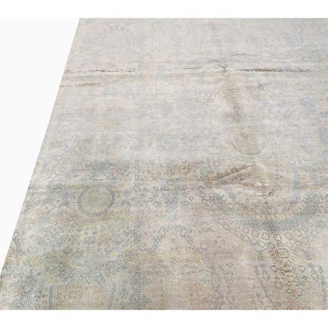 Handwoven Transitional Style Area Rug 7'10" X 9'10" For Sale In Dallas - Image 6 of 10