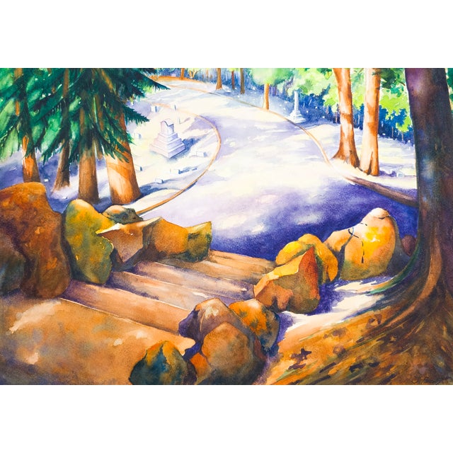 Why This Work Matters Parry turns a simple descent toward an empty road into an invitation to slow down, reflect, and move...