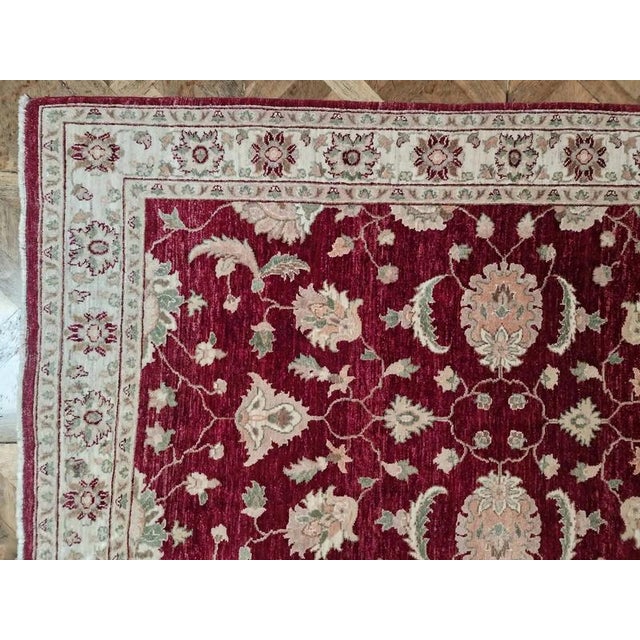 Hand-knotted Ziegler rug made of high-quality wool. Classic geometric pattern. The rug has a high sheen. The name Ziegler...