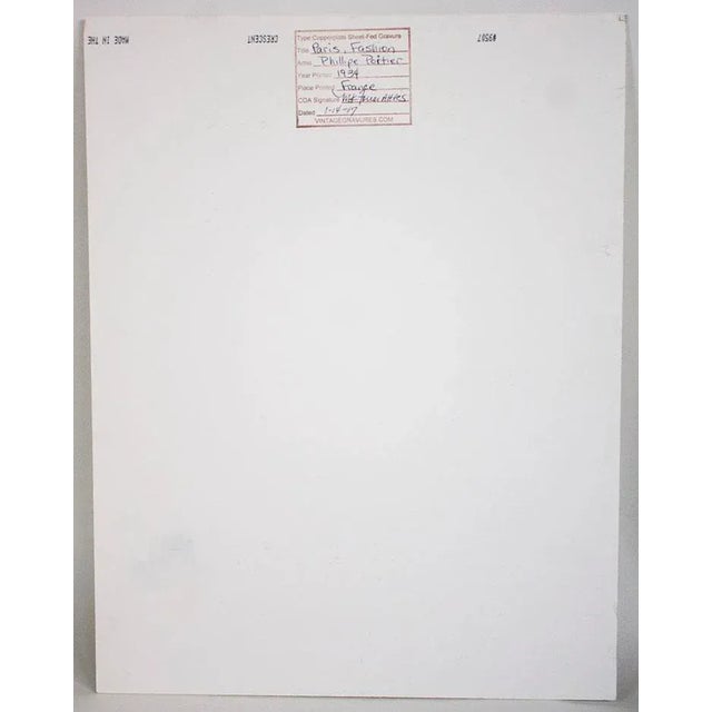 Original Gravure Print Paris Fashion - Phillips Poitier, 1934 France For Sale - Image 4 of 5