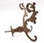 Early 20th Century Antique French Brass Plated Cast Iron Hall Tree Hook For Sale - Image 5 of 6