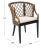 Carlotta Armchair - Natural Wash/Black Legs/White Cushion For Sale In Philadelphia - Image 6 of 11