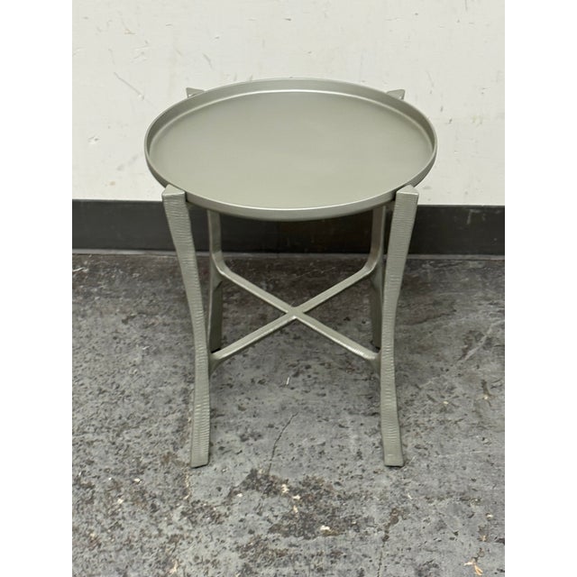 Contemporary Made Goods Addison Side Table For Sale - Image 3 of 12