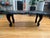 An exceptional, highly collectible vintage Showa-period Japanese black lacquer coffee table. This striking piece elevates...