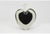 Mid-century Italian Murano art glass perfume bottle. Featuring black cased glass center. No maker's mark.