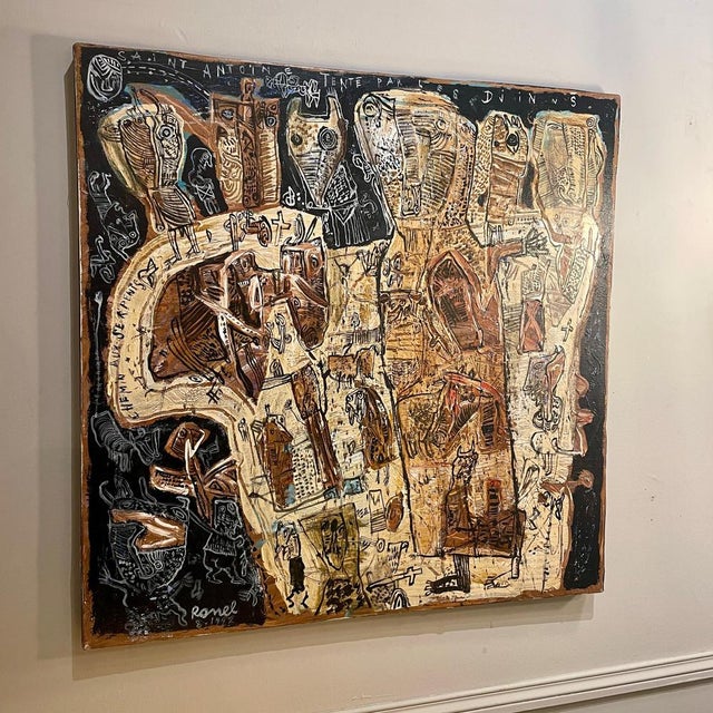 Ronel, Painting Saint Anthony Tempted by the Djinns, 1992, in Very Good conditions. Designed 1990 to 1999