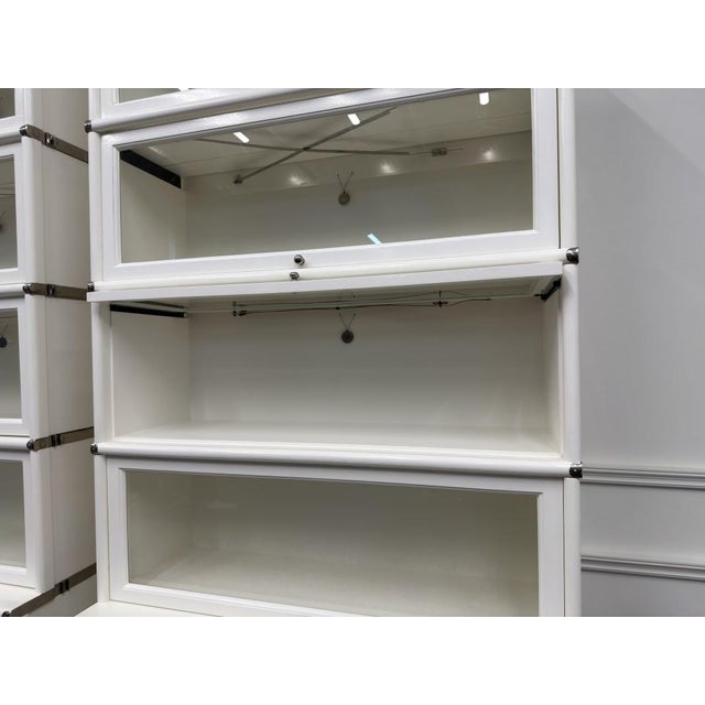 English White Display Bookcase from Globe Wernicke For Sale - Image 15 of 18