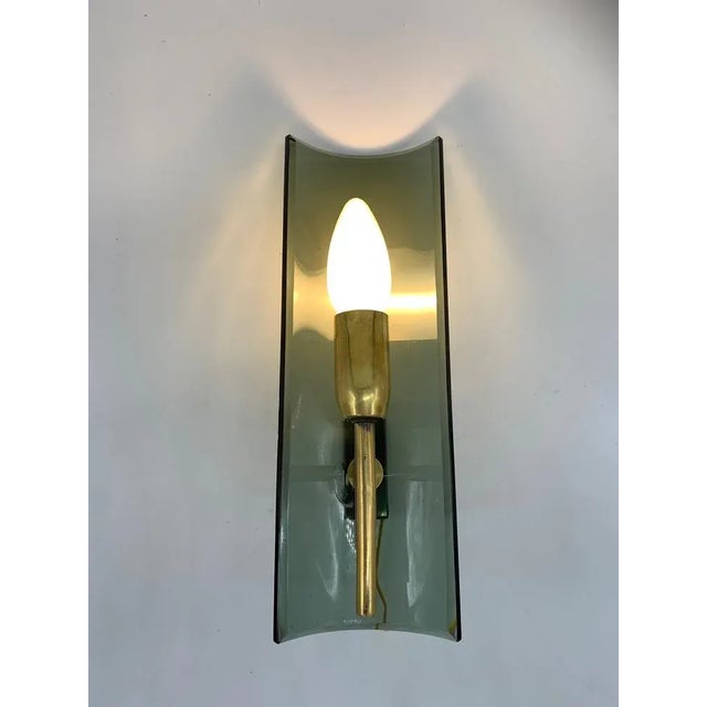 Wall lamp, pair of Veca wall lights Pair of very particular appliques by the Veca company. Each wall light has an e14 lamp...