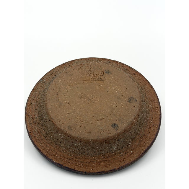 Brutalist Danish Studio Pottery Bowl by Aksel Larsen for Axella, Denmark, 1960s For Sale - Image 3 of 4