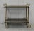 Rolling Brass & Smoked Glass Trolley, 1970s For Sale - Image 15 of 18
