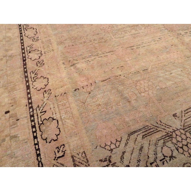 Mid-20th Century Handmade East Turkestan Khotan Gallery Carpet For Sale In New York - Image 6 of 10